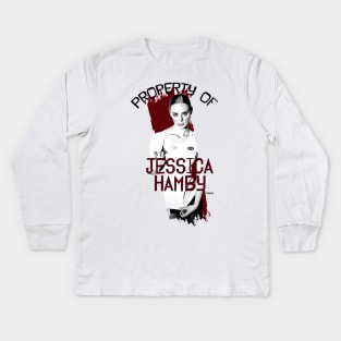 Property of Jessica Hamby Kids Long Sleeve T-Shirt